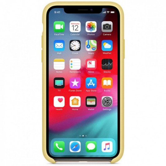 Чехол Silicone Case without Logo (AA) для Apple iPhone 11 Pro (5.8") Желтый / Yellow - изображение 1