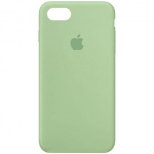 Чохол Silicone Case Full Protective (AA) для Apple iPhone SE (2020) Зелений / Pistachio