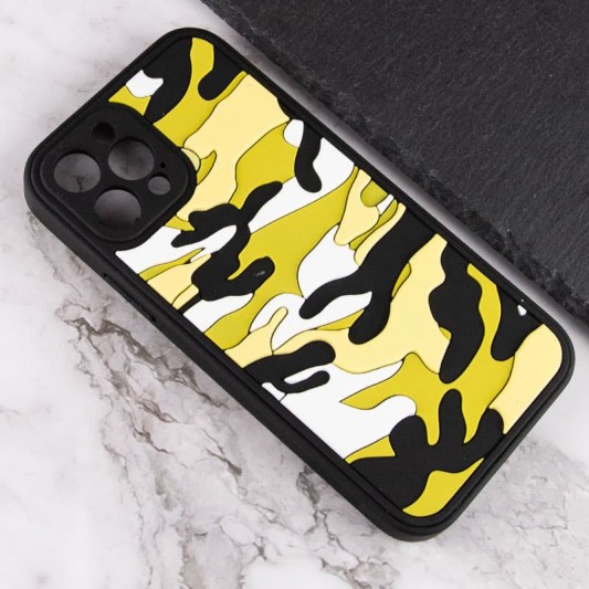 Чохол TPU+PC Army Collection для Apple iPhone 12 Pro (6.1") Жовтий - зображення 2 