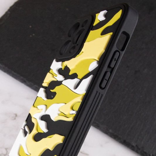 Чохол TPU+PC Army Collection для Apple iPhone 12 Pro (6.1") Жовтий - зображення 3 