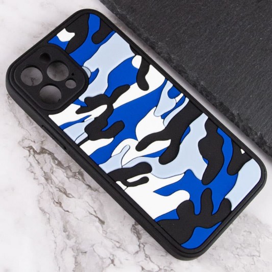Чехол TPU+PC Army Collection для Apple iPhone 12 Pro (6.1") Синий - изображение 2