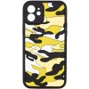 Чохол для iPhone 12 TPU+PC Army Collection (Жовтий)