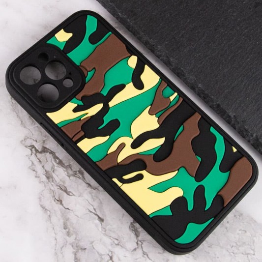 Чехол TPU+PC Army Collection для Apple iPhone 12 Pro Max (6.7") Зеленый - изображение 2