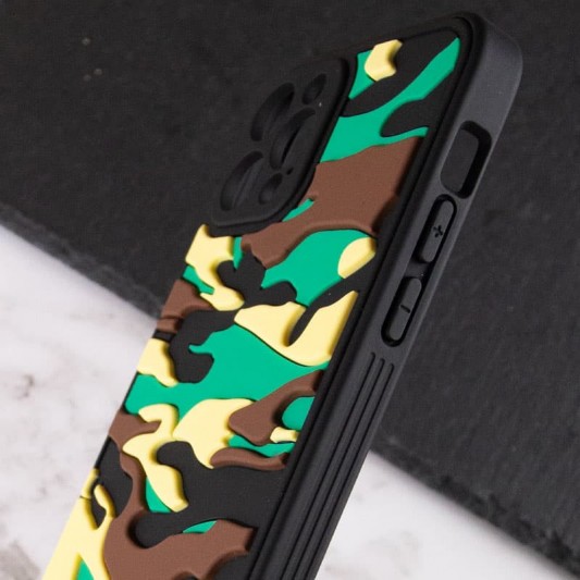 Чехол TPU+PC Army Collection для Apple iPhone 12 Pro Max (6.7") Зеленый - изображение 3
