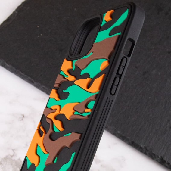 Чохол для iPhone 13 TPU+PC Army Collection (Коричневий)