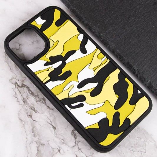 Чехол TPU+PC Army Collection для Apple iPhone 13 Pro (6.1") Желтый - изображение 2