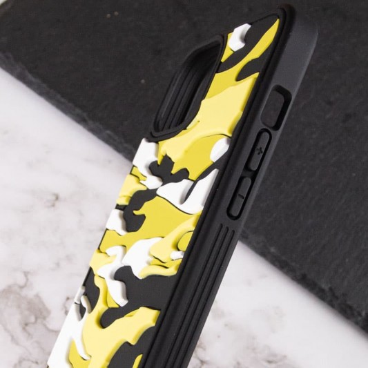 Чехол TPU+PC Army Collection для Apple iPhone 13 Pro (6.1") Желтый - изображение 3