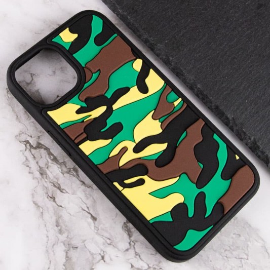 Чехол TPU+PC Army Collection для Apple iPhone 13 Pro (6.1") Зеленый - изображение 2