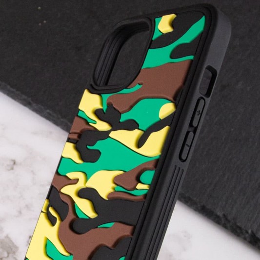 Чехол TPU+PC Army Collection для Apple iPhone 13 Pro (6.1") Зеленый - изображение 3