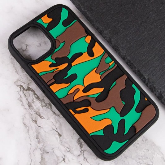 Чехол TPU+PC Army Collection для Apple iPhone 13 Pro (6.1") Коричневый - изображение 2