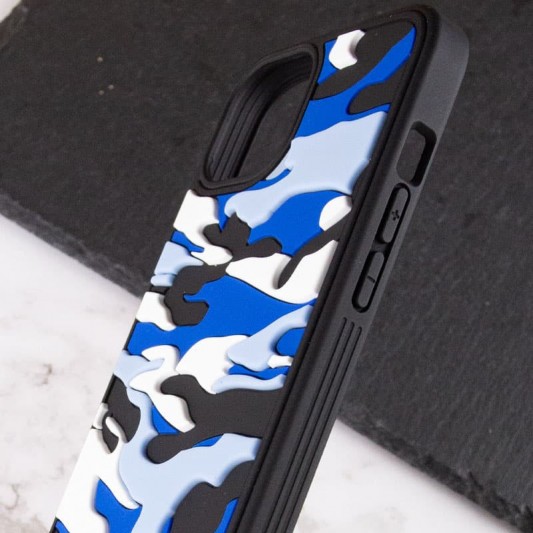 Чехол TPU+PC Army Collection для Apple iPhone 13 Pro (6.1") Синий - изображение 3
