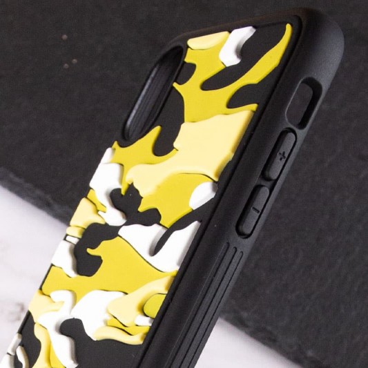 Чохол TPU+PC Army Collection для Apple iPhone XS Max (6.5") Жовтий - зображення 3 