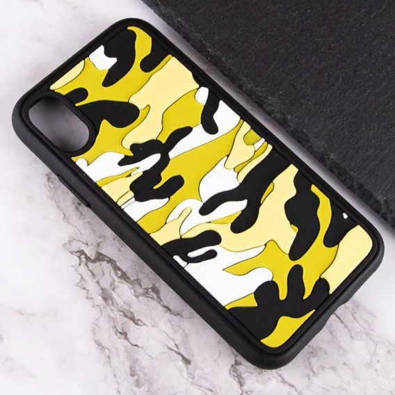 Чохол для iPhone XS Max - TPU+PC Army Collection (Жовтий)