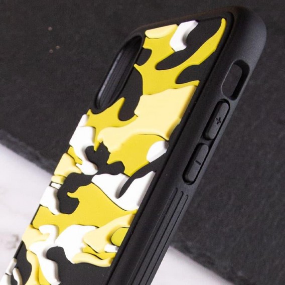 Чохол для iPhone XS Max - TPU+PC Army Collection (Жовтий)