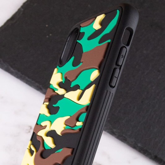 Чехол TPU+PC Army Collection для Apple iPhone XS Max (6.5") Зеленый - изображение 3