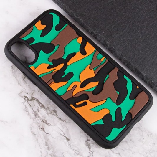 Чехол TPU+PC Army Collection для Apple iPhone XS Max (6.5") Коричневый - изображение 2