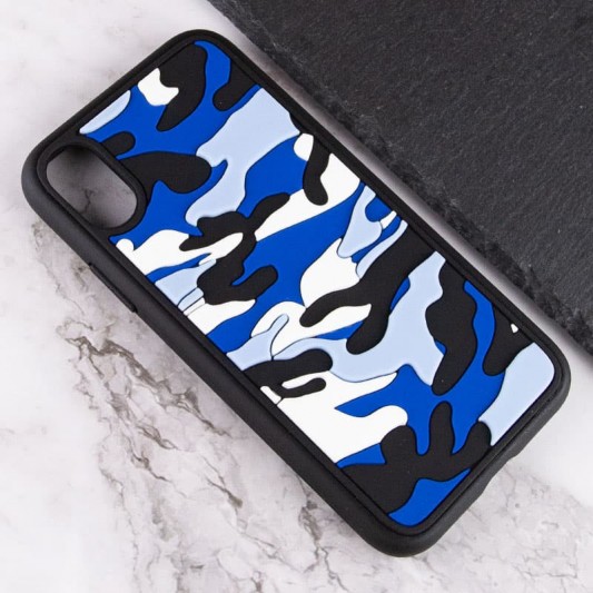 Чехол TPU+PC Army Collection для Apple iPhone XS Max (6.5") Синий - изображение 2