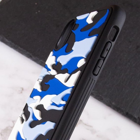 Чохол для iPhone XS Max - TPU+PC Army Collection (Синій)