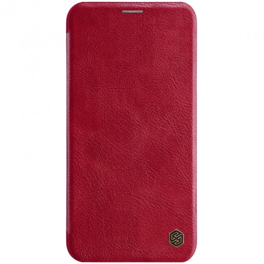Кожаный чехол-книжка Nillkin Qin Series для Apple iPhone 11 Pro (5.8") Красный
