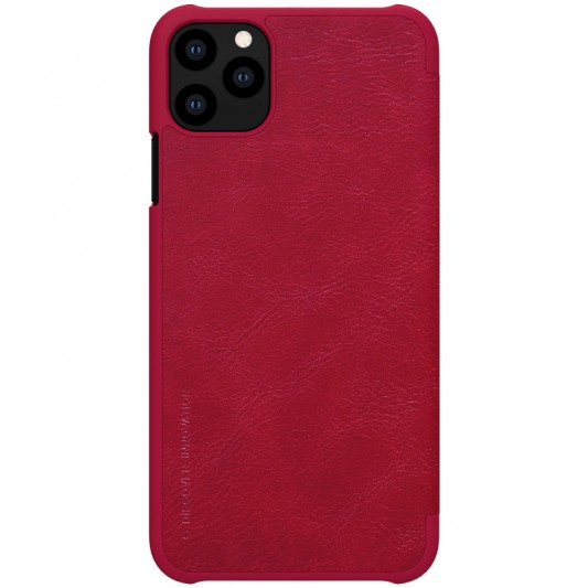 Кожаный чехол-книжка Nillkin Qin Series для Apple iPhone 11 Pro (5.8") Красный - изображение 2
