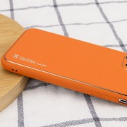 Шкіряний чохол Xshield для Apple iPhone 12 (6.1"") (Помаранчевий / Apricot)