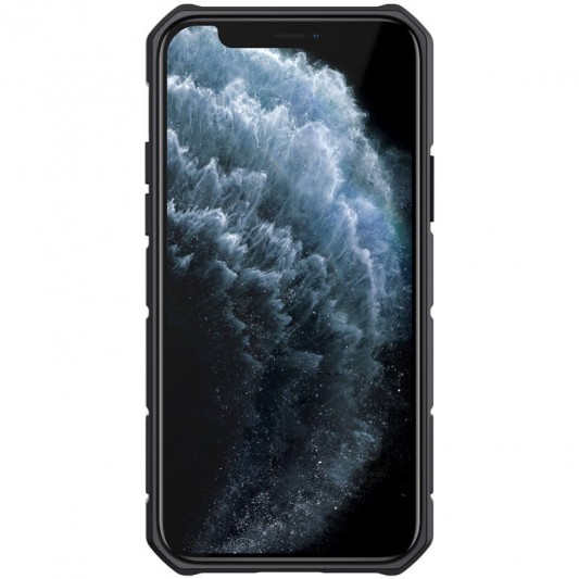 TPU+PC чехол Nillkin CamShield Armor (шторка на камеру) для Apple iPhone 12 Pro Max (6.7") Черный - изображение 1