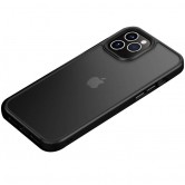 TPU+PC чохол Metal Buttons для Apple iPhone 12 Pro / 12 (6.1) Чорний