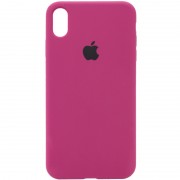 Чохол для iPhone XR Silicone Case Full Protective (AA) (Бордовий/Maroon)