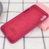 Чохол для iPhone XR Silicone Case Full Protective (AA) (Бордовий/Maroon)