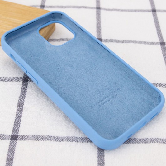 Чохол Silicone Case Full Protective (AA) для Apple iPhone 13 Pro Max (6.7") Блакитний / Cornflower - зображення 2 