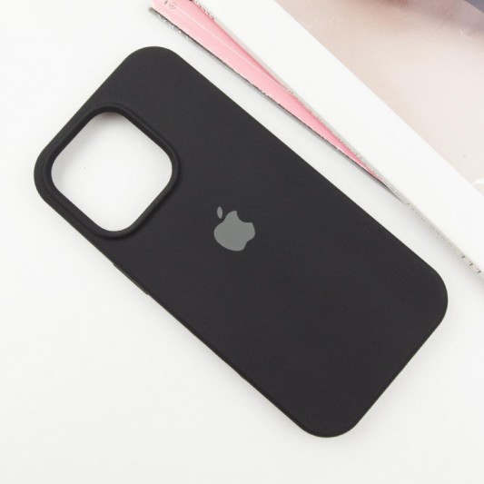 Чохол Silicone Case Full Protective (AA) для Apple iPhone 13 Pro Max (6.7") Чорний / Black - зображення 1 