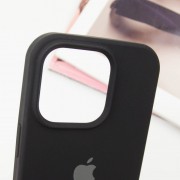 Чохол для iPhone 13 Pro Max Silicone Case Full Protective (AA) (Чорний/Black)