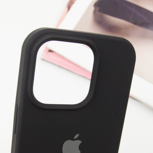Чохол Silicone Case Full Protective (AA) для Apple iPhone 13 Pro Max (6.7") Чорний / Black - зображення 2 