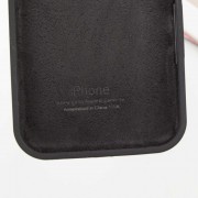 Чохол для iPhone 13 Pro Max Silicone Case Full Protective (AA) (Чорний/Black)