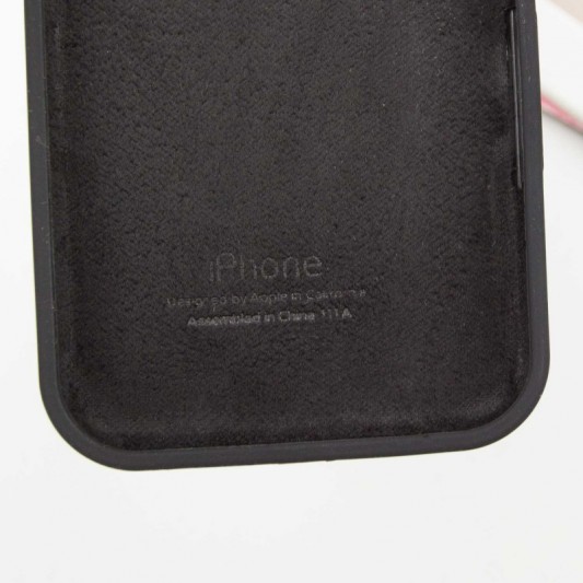 Чохол Silicone Case Full Protective (AA) для Apple iPhone 13 Pro Max (6.7") Чорний / Black - зображення 5 