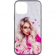 TPU+PC чехол Prisma Ladies для Apple iPhone 13 (6.1") Pink