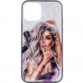 TPU+PC чехол Prisma Ladies для Apple iPhone 13 Pro (6.1 дюйма) Purple