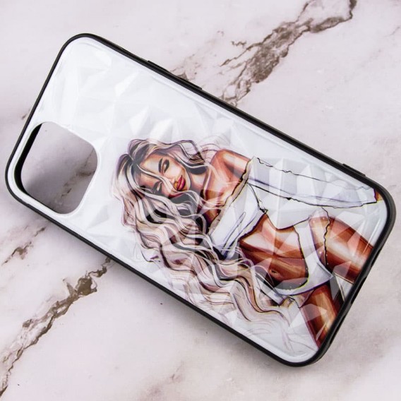 TPU+PC чохол для iPhone 13 Pro Prisma Ladies (White)