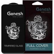 Защитное стекло Ganesh (Full Cover) для Apple iPhone 11 / XR (6.1") Черный