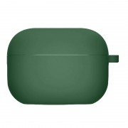Силіконовий футляр з мікрофіброю для навушників Airpods Pro Зелений / Pine Needle