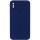 Чохол Silicone Case Square Full Camera Protective (AA) для Apple iPhone X / XS (5.8") Темно-синій / Midnight blue