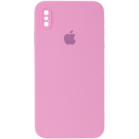 Чехол Silicone Case Square Full Camera Protective (AA) для Apple iPhone XS (5.8