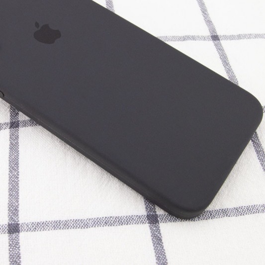 Чохол Silicone Case Square Full Camera Protective (AA) для Apple iPhone XR (6.1") Сірий / Dark Gray - зображення 1 