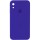 Чохол Silicone Case Square Full Camera Protective (AA) для Apple iPhone XR (6.1") Фіолетовий / Ultra Violet