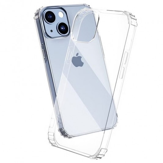 TPU чехол GETMAN Ease logo усиленные углы для Apple iPhone 13 mini (5.4") Бесцветный (прозрачный) - изображение 5