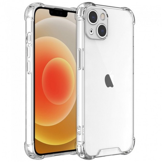 TPU чехол GETMAN Ease logo усиленные углы для Apple iPhone 13 mini (5.4") Бесцветный (прозрачный) - изображение 6