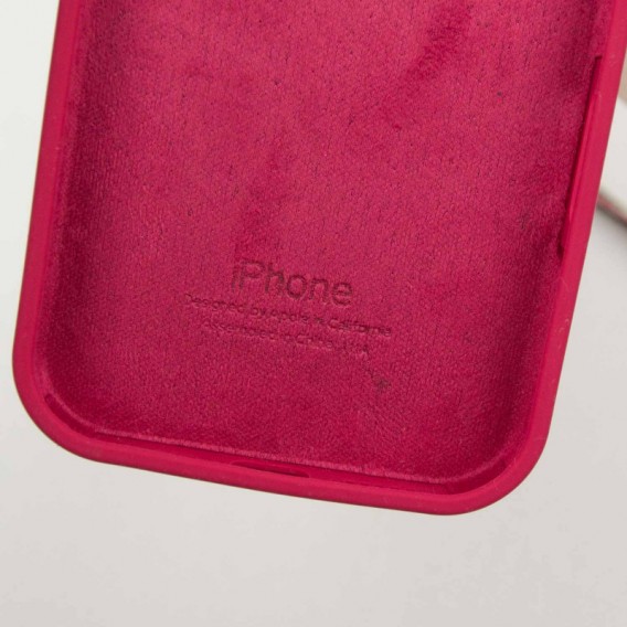 Чохол для iPhone 13 Pro Silicone Case Full Protective (AA) (Червоний / Rose Red)