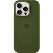 Чохол Silicone Case Full Protective (AA) для Apple iPhone 13 Pro Max (6.7") Зелений / Dark Olive