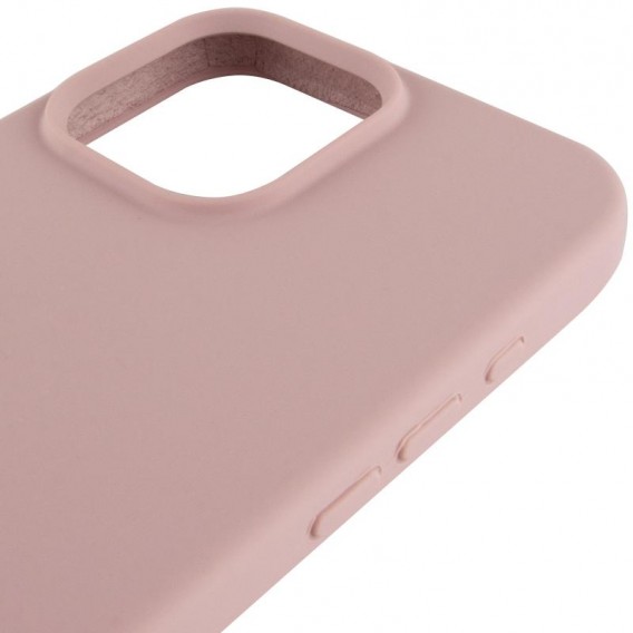 Чехол для iPhone 13 Pro Max Silicone Case Full Protective (Pink Sand)