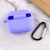 Силиконовый футляр для наушников AirPods 3 (Сиреневый / Dasheen)